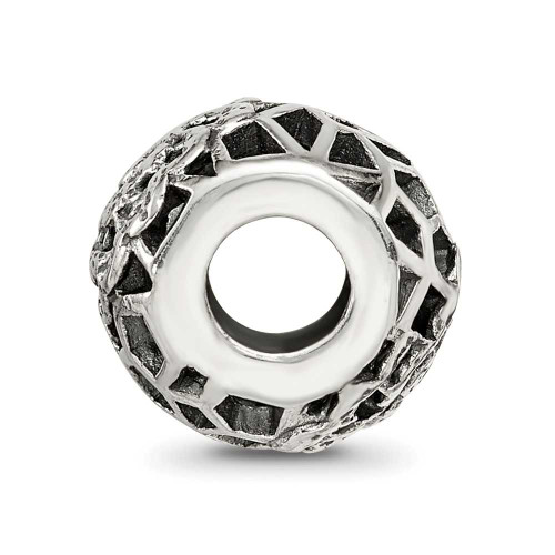 Image of Sterling Silver Reflections Flower Bali Bead