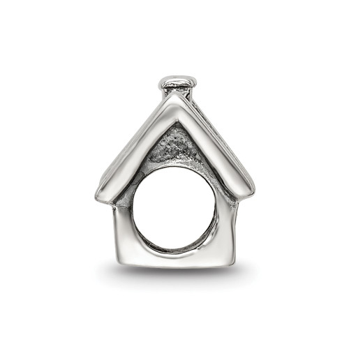 Sterling Silver Reflections House Bead
