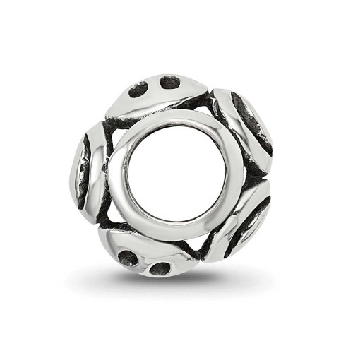 Image of Sterling Silver Reflections Smiley Faces Bead