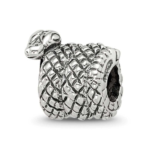 Image of Sterling Silver Reflections Snake Bead QRS248