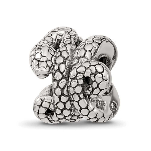 Image of Sterling Silver Reflections Snake Bead QRS2737