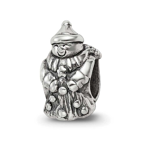 Image of Sterling Silver Reflections Snowman Bead QRS1968