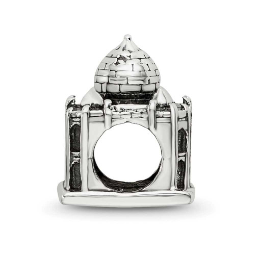Image of Sterling Silver Reflections Taj Mahal Bead