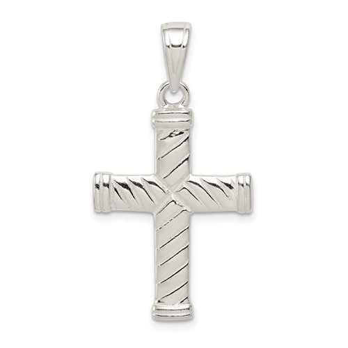 Image of Sterling Silver Reversible Cross Pendant