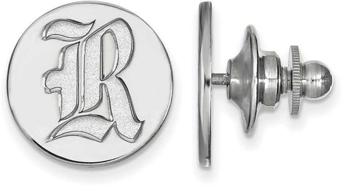 Image of Sterling Silver Rice University Lapel Pin by LogoArt