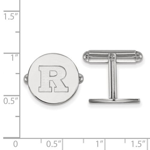 Sterling Silver Rutgers Cuff Links by LogoArt