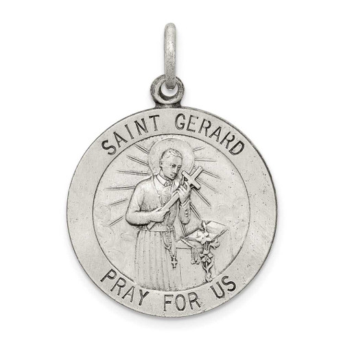 Image of Sterling Silver Saint Gerard Medal Charm