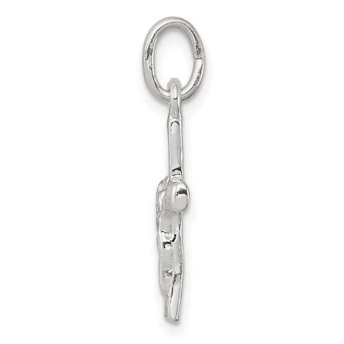 Image of Sterling Silver Small Crucifix Charm