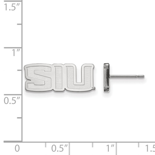 Sterling Silver Southern Illinois University X-Small Post Earrings by LogoArt