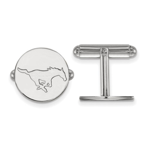 Sterling Silver Southern Methodist University Cuff Links by LogoArt