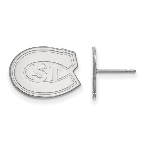 Sterling Silver St. Cloud State Small Post Earrings by LogoArt