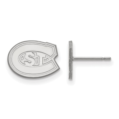 Sterling Silver St. Cloud State X-Small Post Earrings by LogoArt