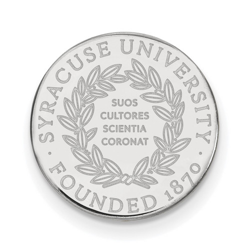 Sterling Silver Syracuse University Crest Lapel Pin by LogoArt