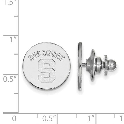 Image of Sterling Silver Syracuse University Lapel Pin by LogoArt