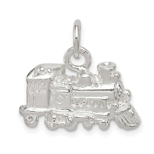Image of Sterling Silver Train Engine Charm