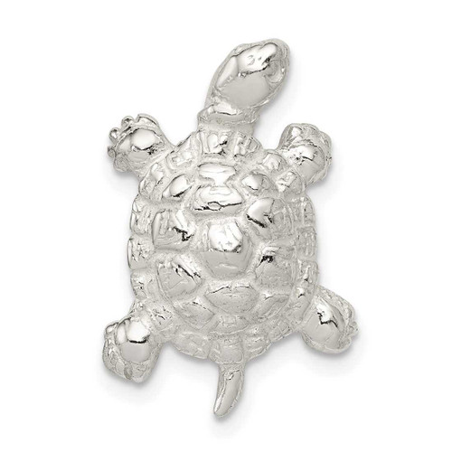 Image of Sterling Silver Turtle Pendant QC948