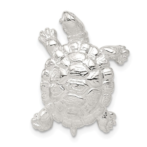 Sterling Silver Turtle Pendant QC950