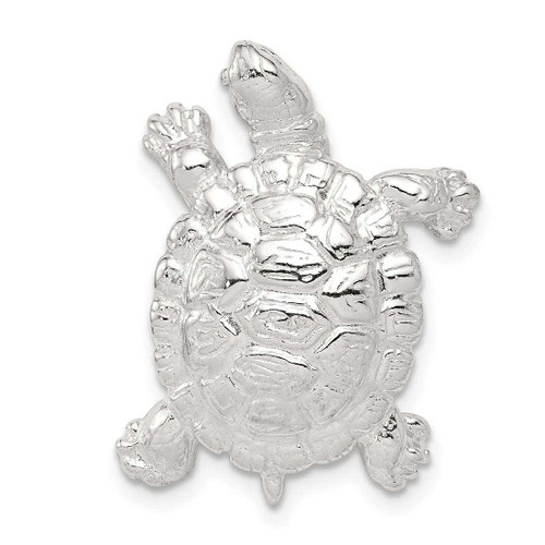 Image of Sterling Silver Turtle Pendant QC950