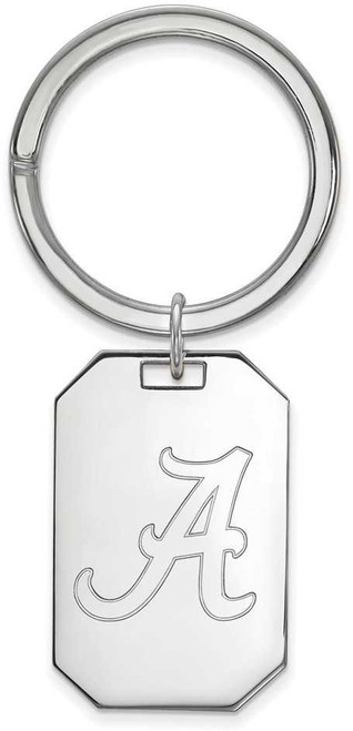 Image of Sterling Silver University of Alabama Key Chain by LogoArt