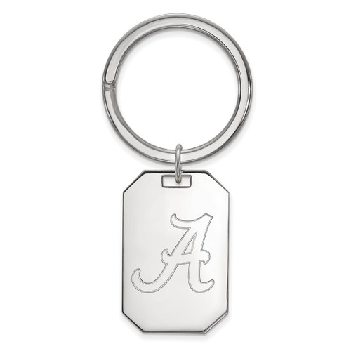 Sterling Silver University of Alabama Key Chain by LogoArt