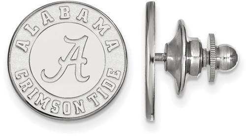 Sterling Silver University of Alabama Lapel Pin by LogoArt (SS051UAL)