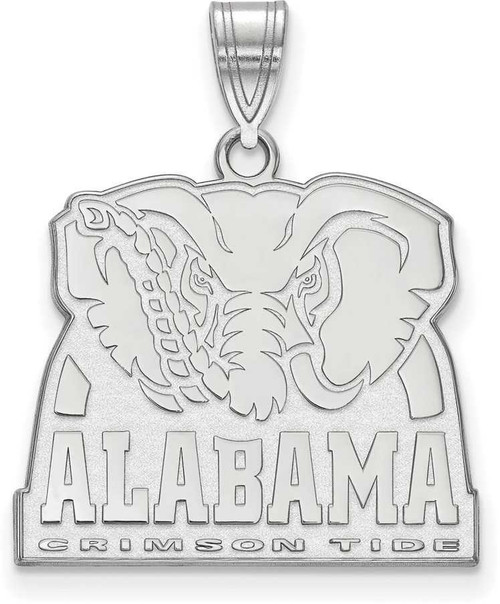 Image of Sterling Silver University of Alabama Large Pendant by LogoArt (SS063UAL)