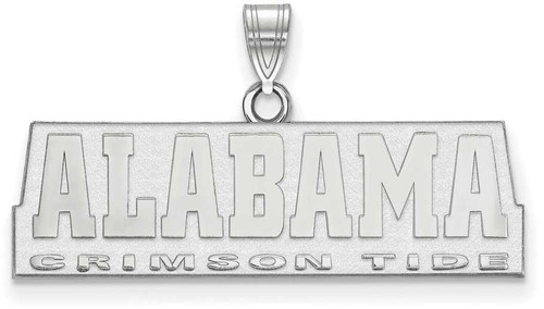 Image of Sterling Silver University of Alabama Small Pendant by LogoArt (SS077UAL)