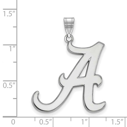 Image of Sterling Silver University of Alabama XL Pendant by LogoArt