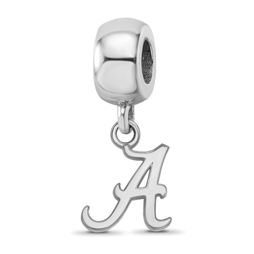 Sterling Silver University of Alabama X-Small Dangle Bead Charm LogoArt SS035UAL