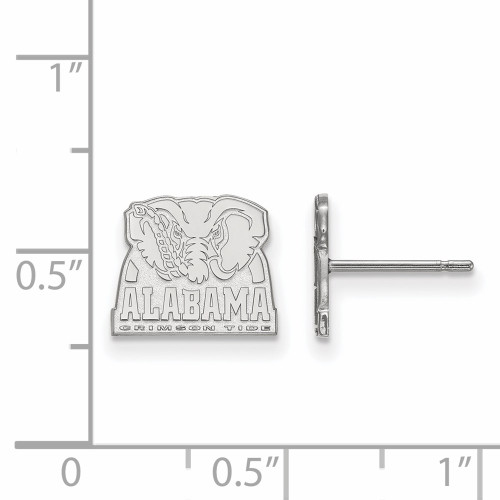 Sterling Silver University of Alabama X-Small Post Earrings by LogoArt SS066UAL