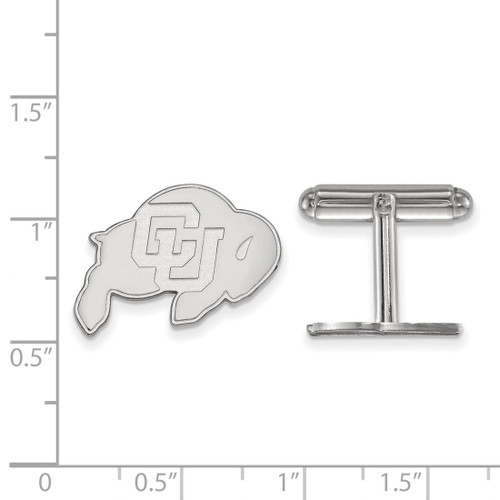 Sterling Silver University of Colorado Cuff Links by LogoArt