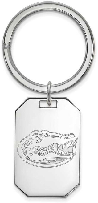 Image of Sterling Silver University of Florida Key Chain by LogoArt