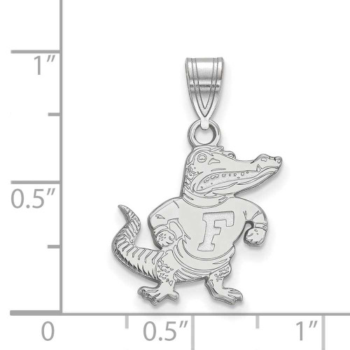 Image of Sterling Silver University of Florida Medium Pendant by LogoArt (SS071UFL)