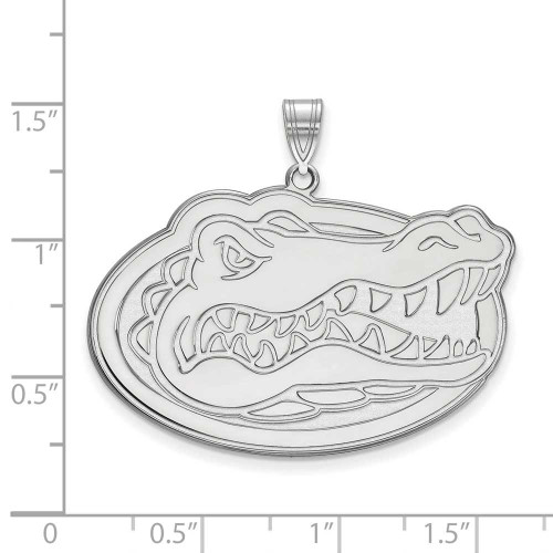 Image of Sterling Silver University of Florida XL Pendant by LogoArt