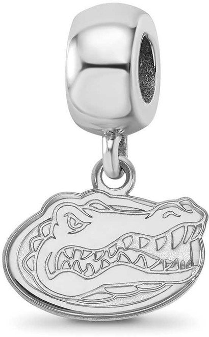 Image of Sterling Silver University of Florida X-Small Dangle Bead Charm LogoArt SS035UFL