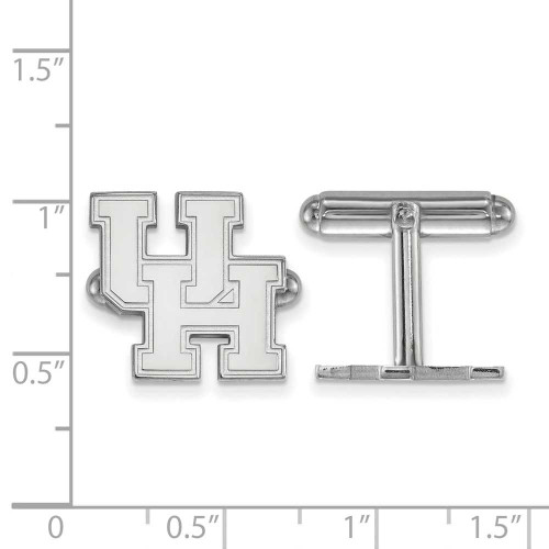 Image of Sterling Silver University of Houston Cuff Links by LogoArt