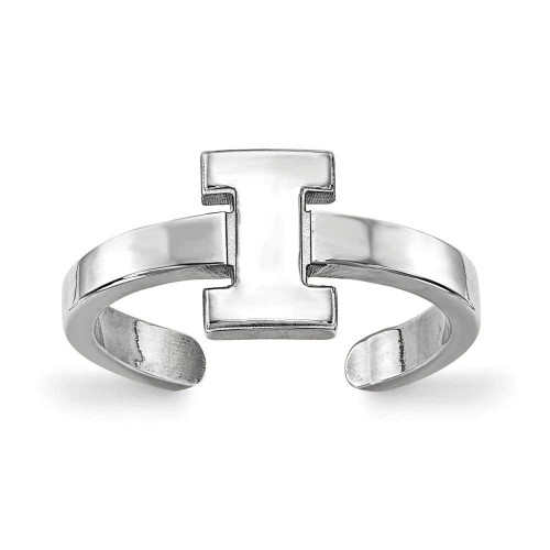Image of Sterling Silver University of Illinois Toe Ring by LogoArt