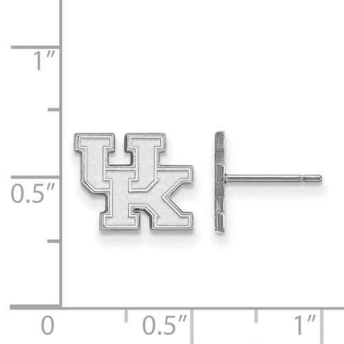 Image of Sterling Silver University of Kentucky X-Small Post Earrings by LogoArt SS008UK