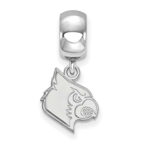 Image of Sterling Silver University of Louisville Small Dangle Bead by LogoArt (SS060UL)