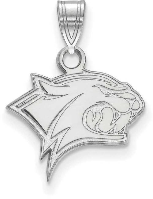 Image of Sterling Silver University of New Hampshire Small Pendant by LogoArt (SS008UNH)