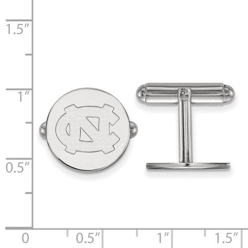 Sterling Silver University of North Carolina Cuff Links by LogoArt