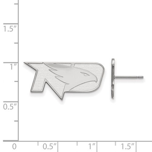 Sterling Silver University of North Dakota Small Post Earrings by LogoArt