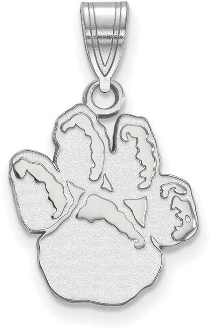 Image of Sterling Silver University of Pittsburgh Medium Pendant by LogoArt (SS043UPI)