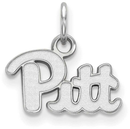 Image of Sterling Silver University of Pittsburgh X-Small Pendant by LogoArt (SS001UPI)