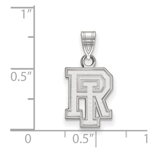 Sterling Silver University of Rhode Island Small Pendant by LogoArt
