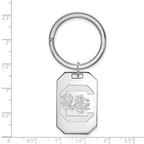 Sterling Silver University of South Carolina Key Chain by LogoArt