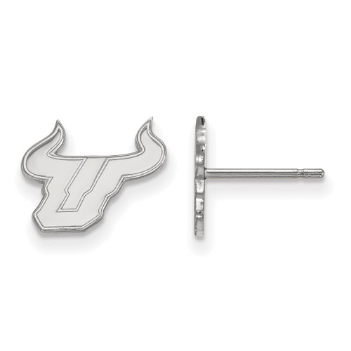 Sterling Silver University of South Florida X-Small Post Earrings by LogoArt