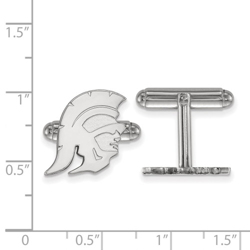 Sterling Silver University of Southern California Cuff Links by LogoArt SS028USC
