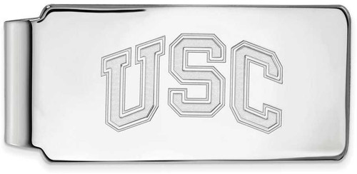 Image of Sterling Silver University of Southern California Money Clip by LogoArt