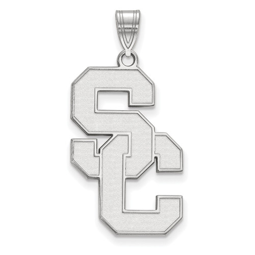 Sterling Silver University of Southern California XL Pendant by LogoArt SS005USC